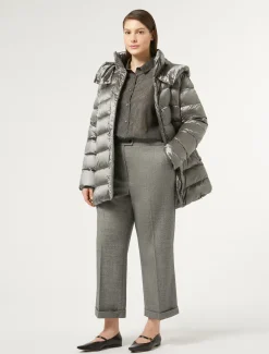 Camicia in tela di cotone e seta