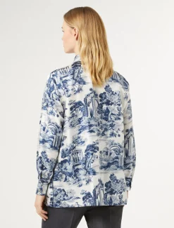 Camicia in twill di seta