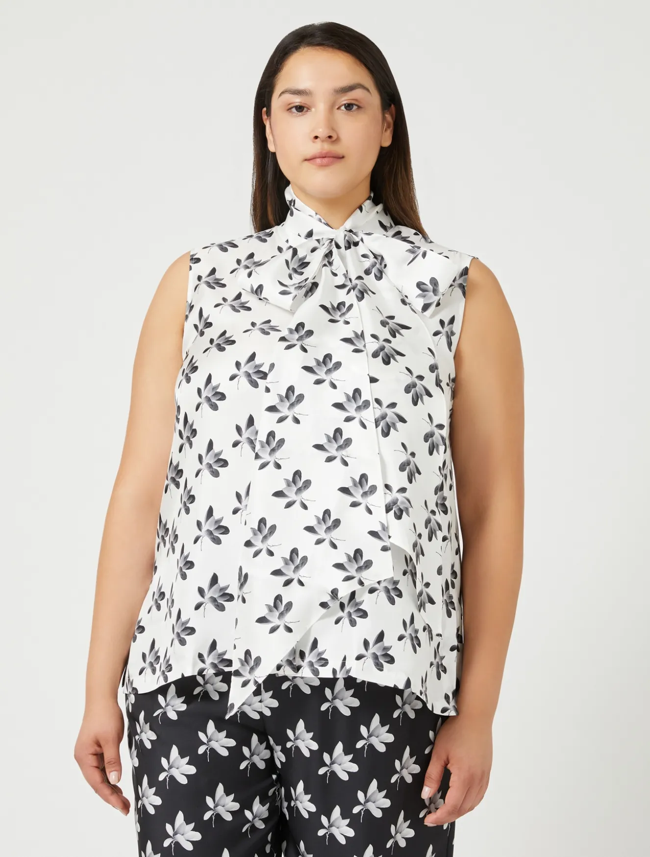 Camicia in twill di seta