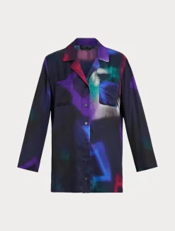 Camicia in twill stampato