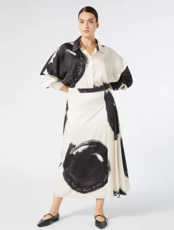 Camicia in twill stampato