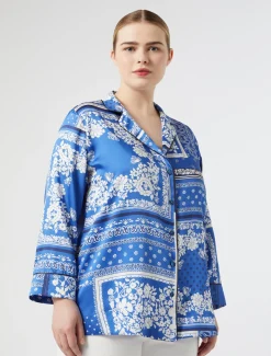 Camicia in twill stampato