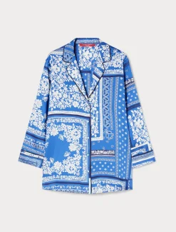 Camicia in twill stampato