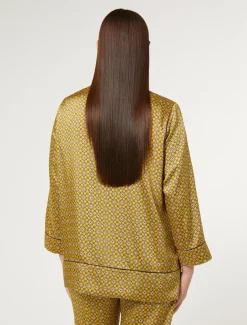 Camicia in twill stampato