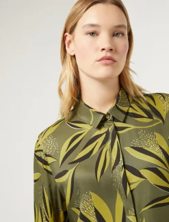 Camicia in twill stampato