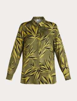 Camicia in twill stampato