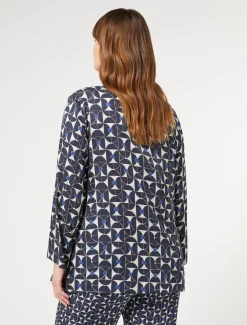 Camicia in twill stampato