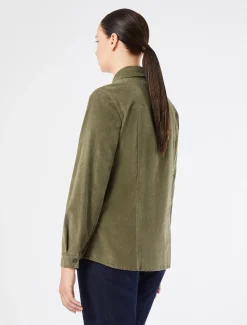 Camicia in velluto di cotone