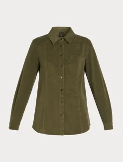 Camicia in velluto di cotone