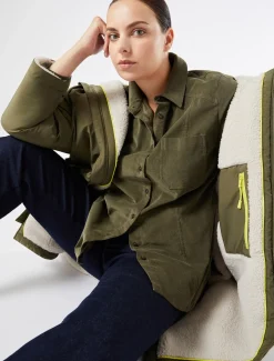 Camicia in velluto di cotone