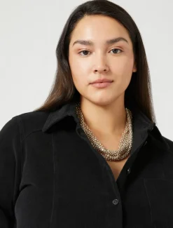 Camicia in velluto di cotone