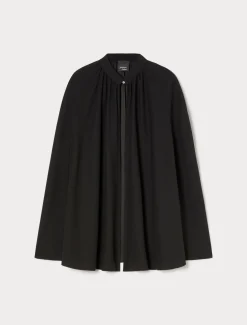 Cappa in crêpe envers satin