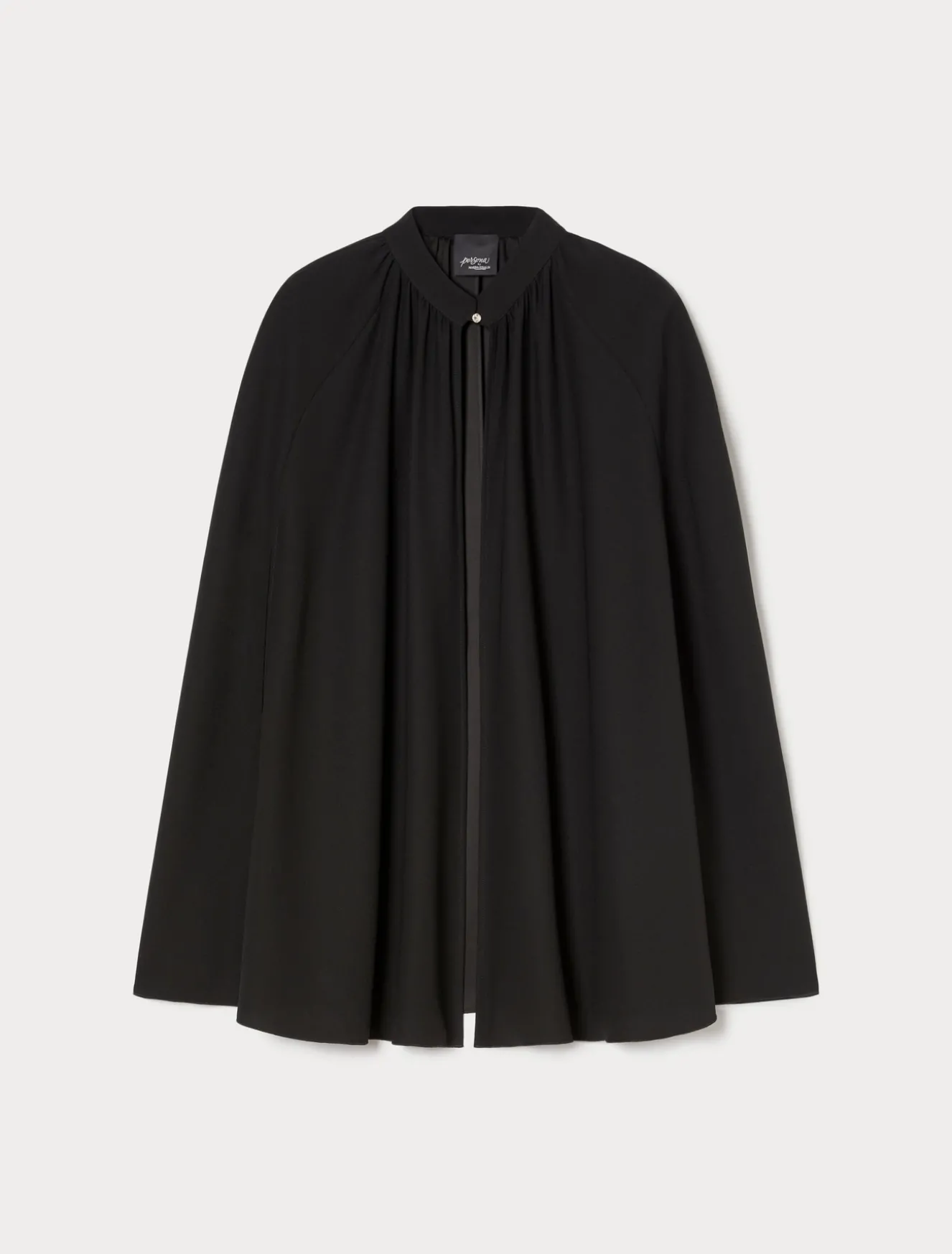 Cappa in crêpe envers satin