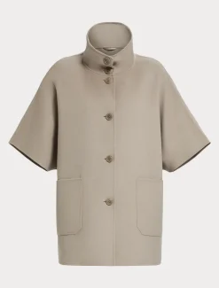 Cappa in double di misto lana