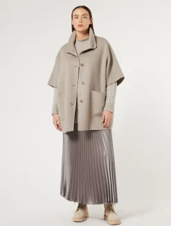 Cappa in double di misto lana