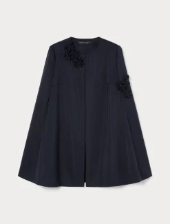Cappa in duchesse con ricami