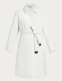 Cappotto imbottito in raso antigoccia