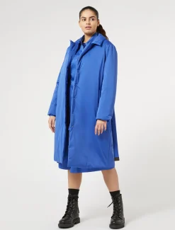 Cappotto imbottito in raso antigoccia