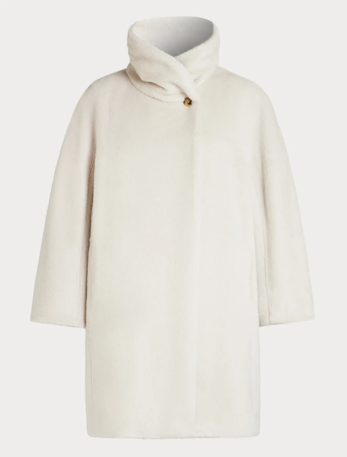 Cappotto in alpaca e lana