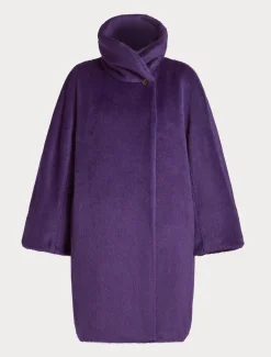 Cappotto in alpaca e lana