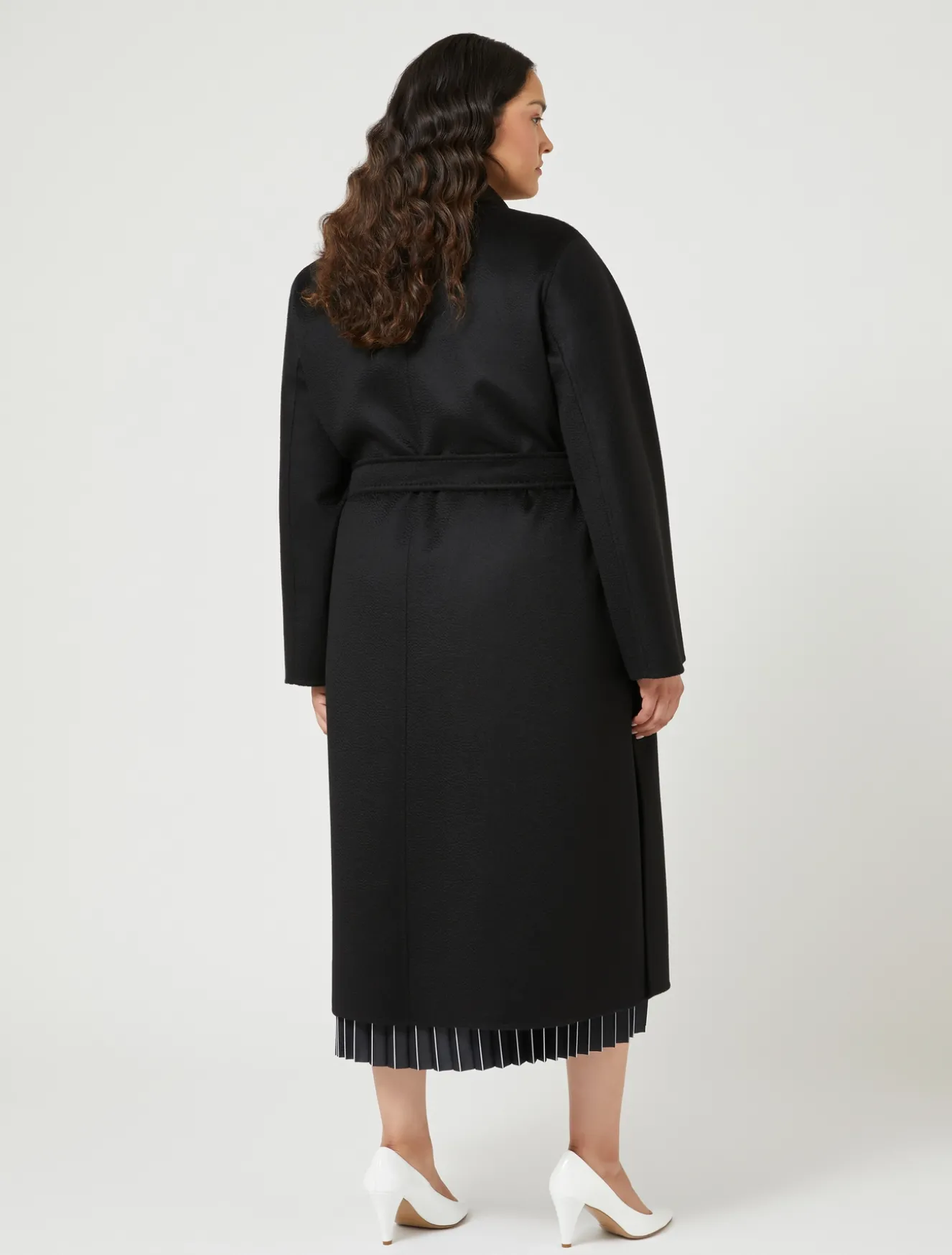 Cappotto in double di cachemire