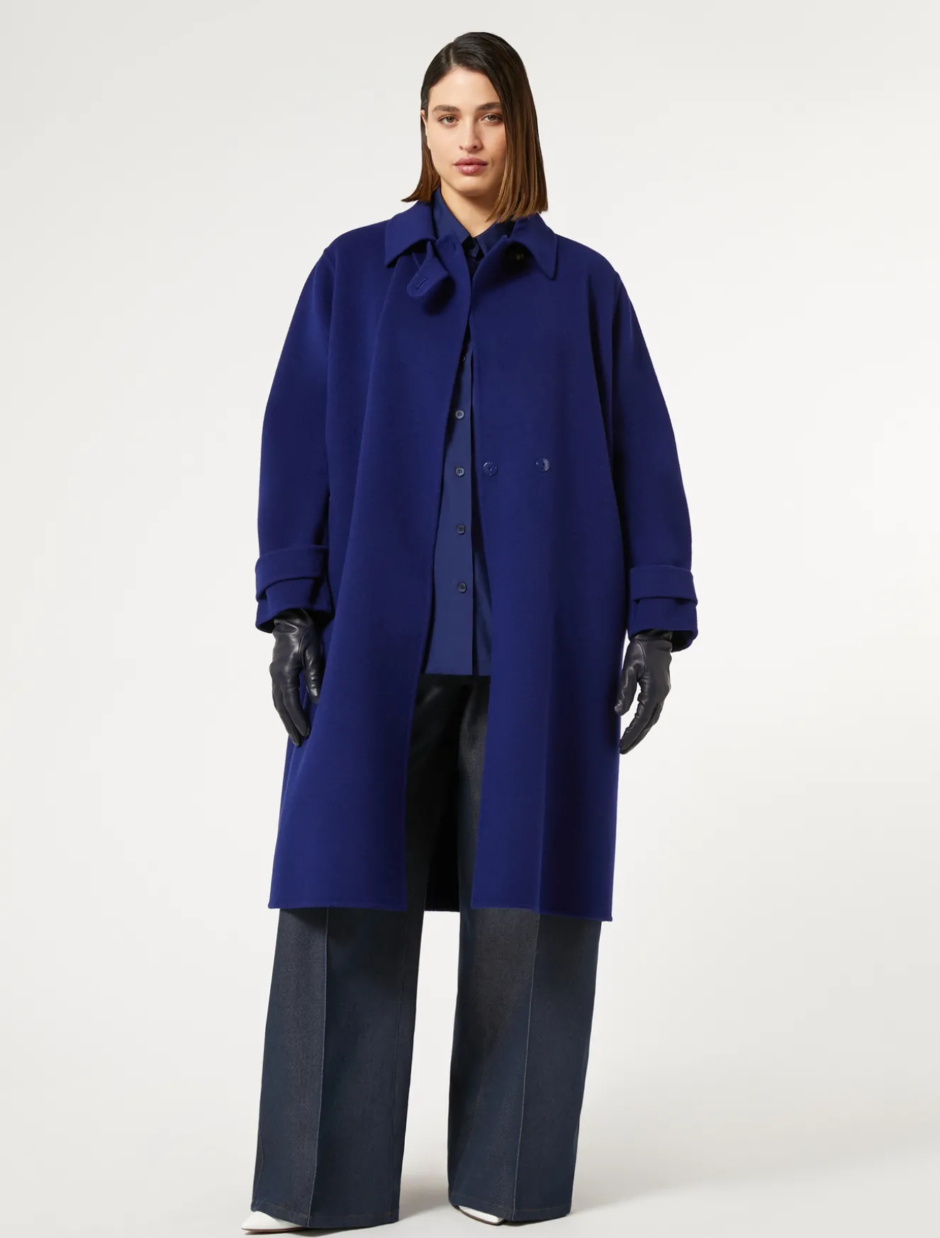 Cappotto in double di lana