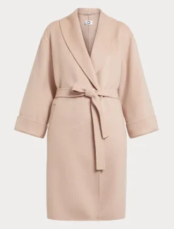 Cappotto in double di lana e cachemire