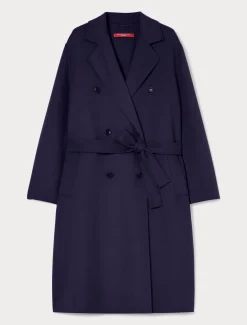 Cappotto in double di misto lana