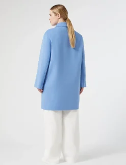 Cappotto in double di misto lana