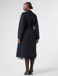 Cappotto in double di pura lana