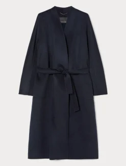 Cappotto in double di pura lana