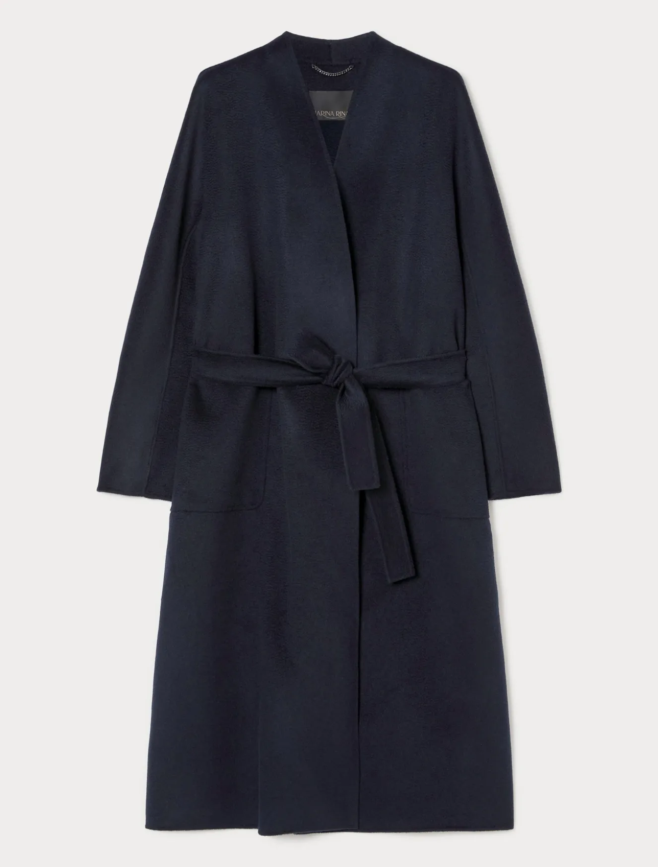 Cappotto in double di pura lana