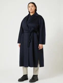 Cappotto in double di pura lana
