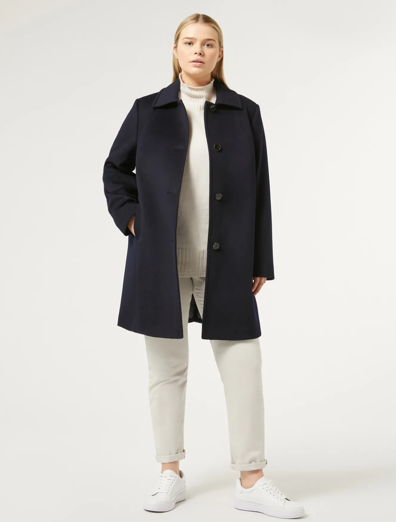 Cappotto in drap di lana