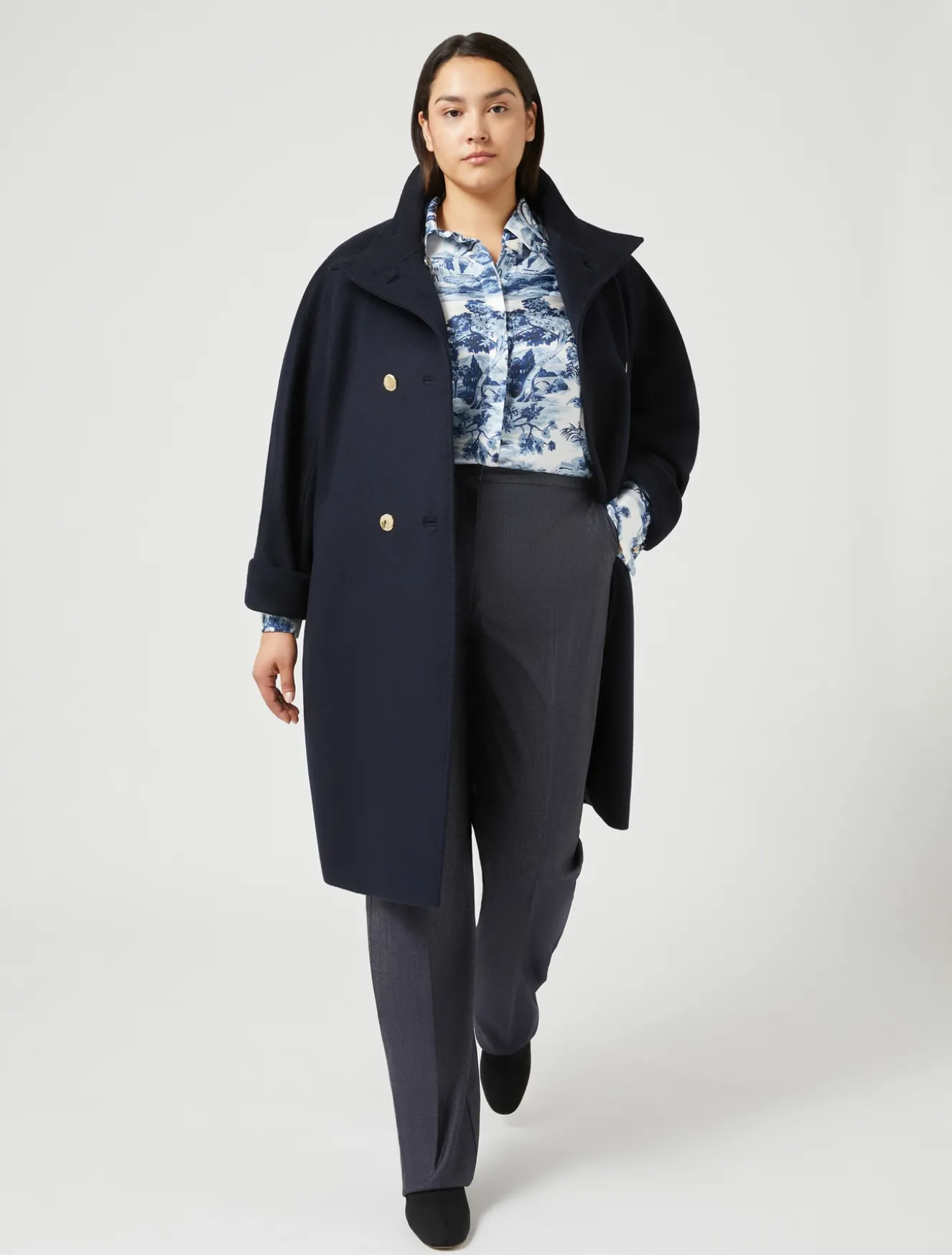 Cappotto in drap di lana