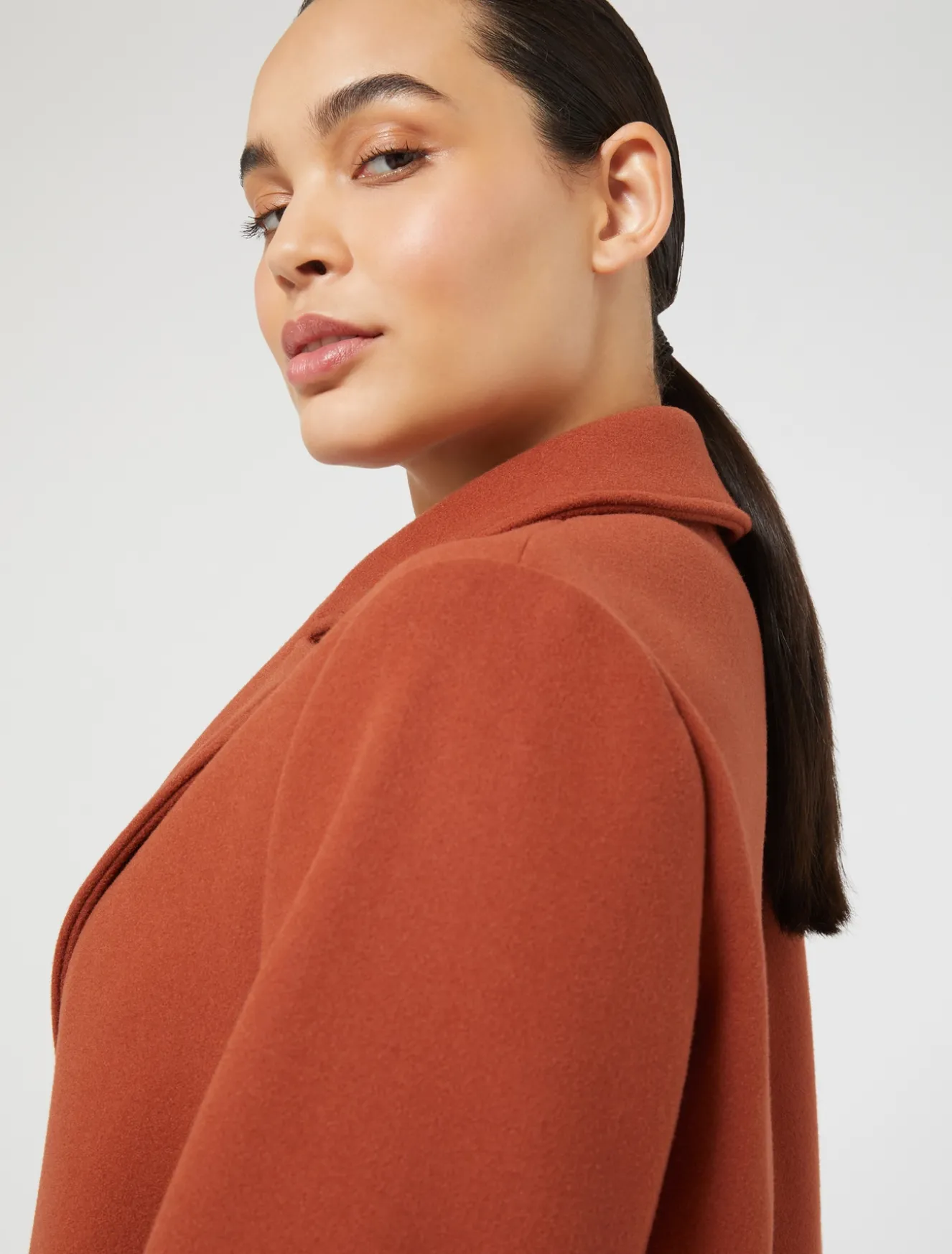 Cappotto in jersey stretch