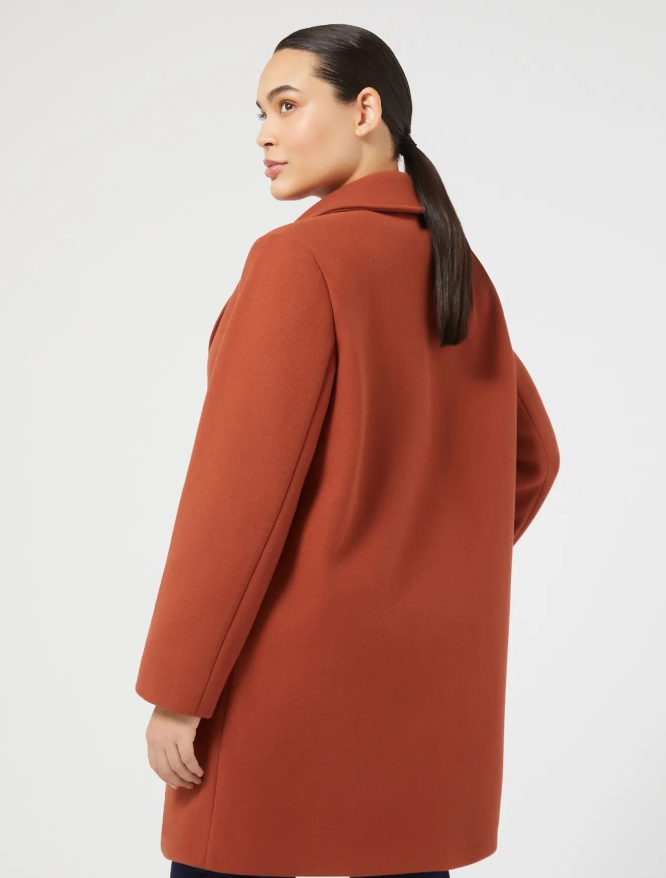 Cappotto in jersey stretch