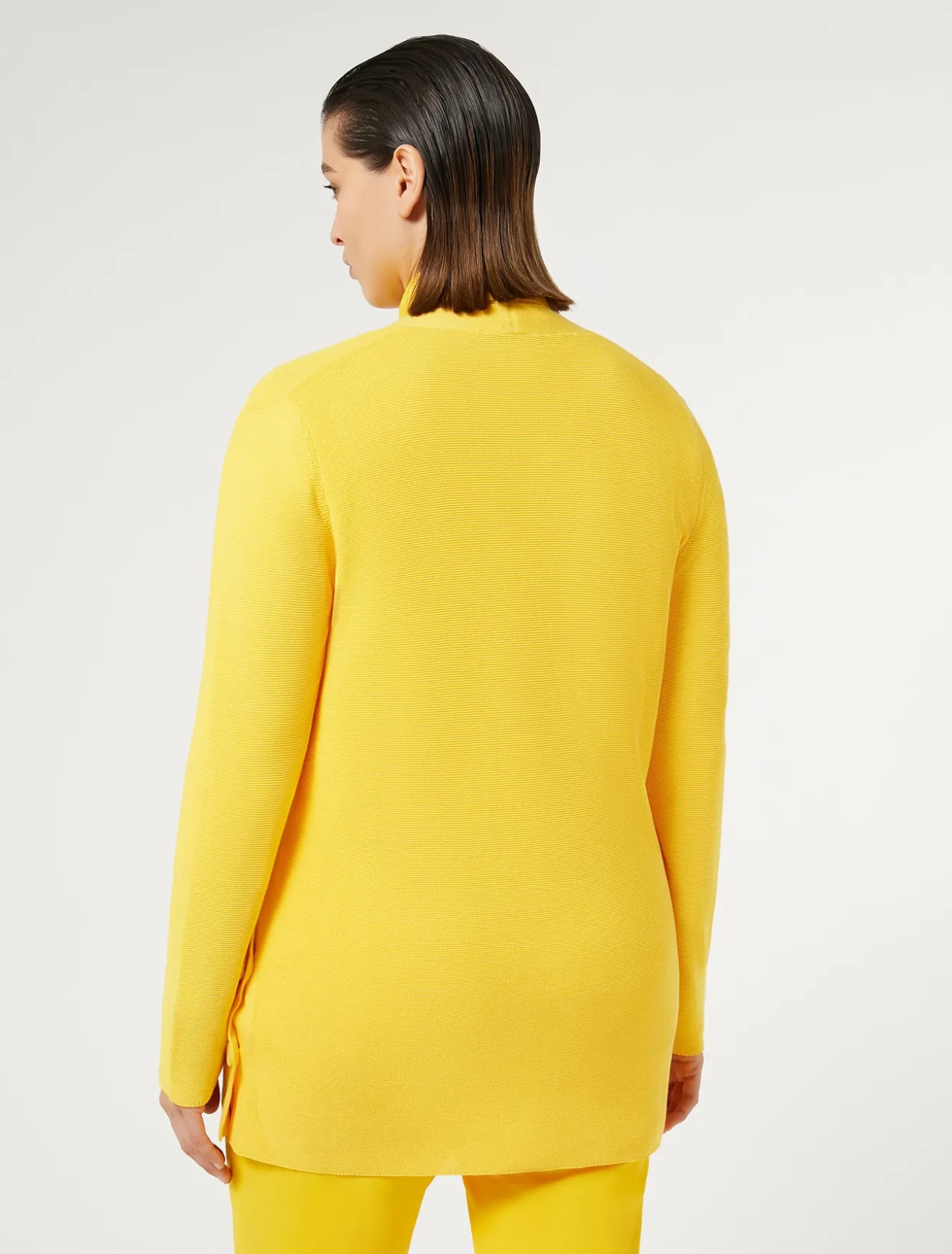 Cardigan in cotone crêpe