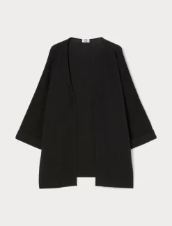 Cardigan in cotone crêpe