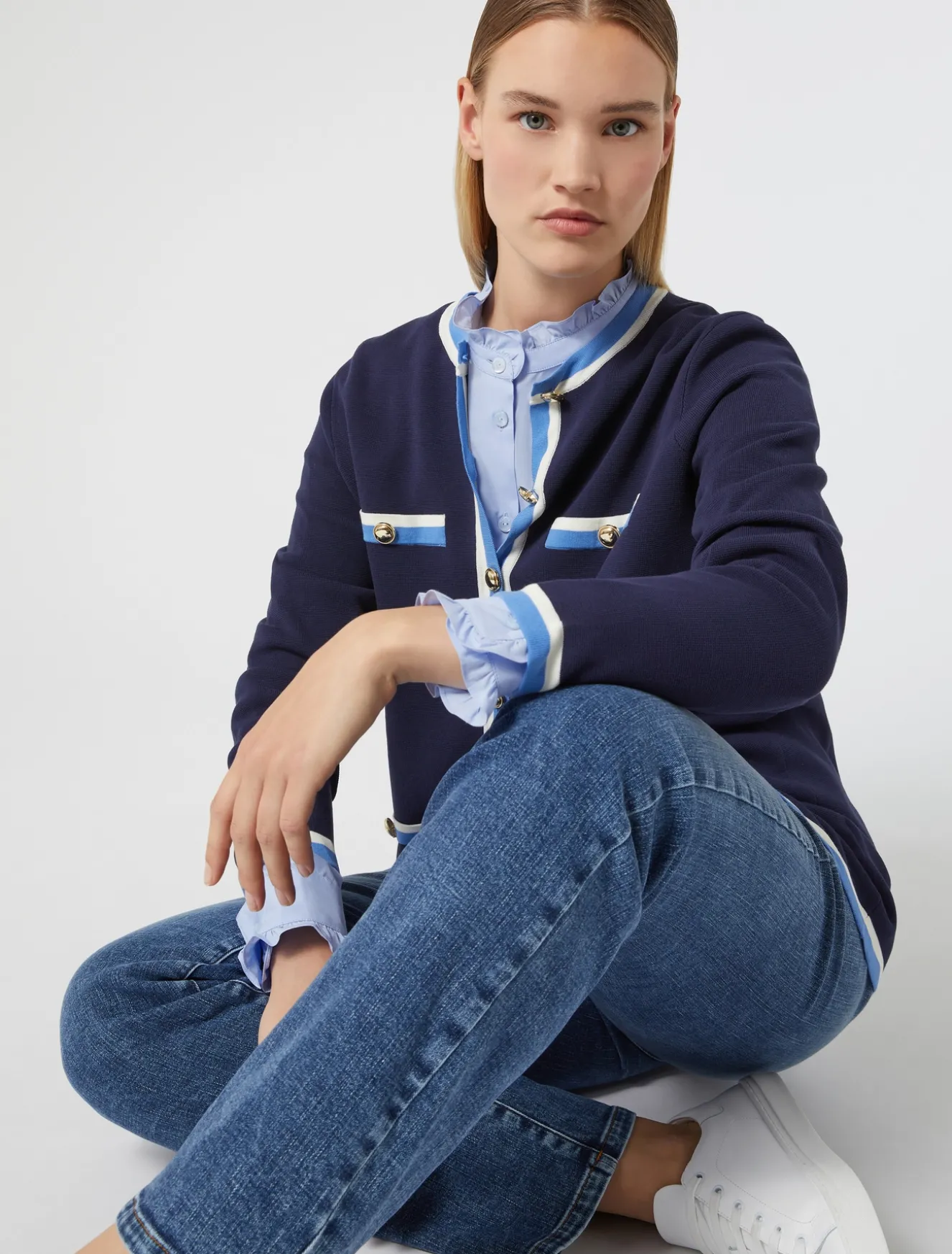 Cardigan in cotone modal