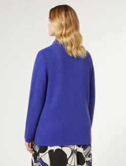 Cardigan in filato di maglia e lana