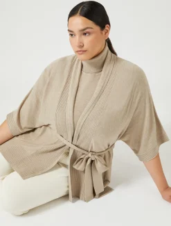 Cardigan in filato di viscosa