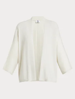 Cardigan in lana metallizzata