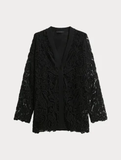 Cardigan in maglia con ricamo