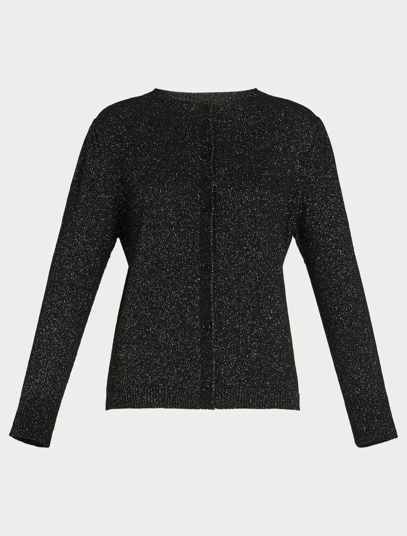 Cardigan in misto lana e lurex