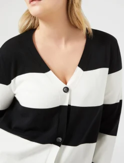 Cardigan in viscosa stretch