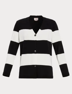 Cardigan in viscosa stretch