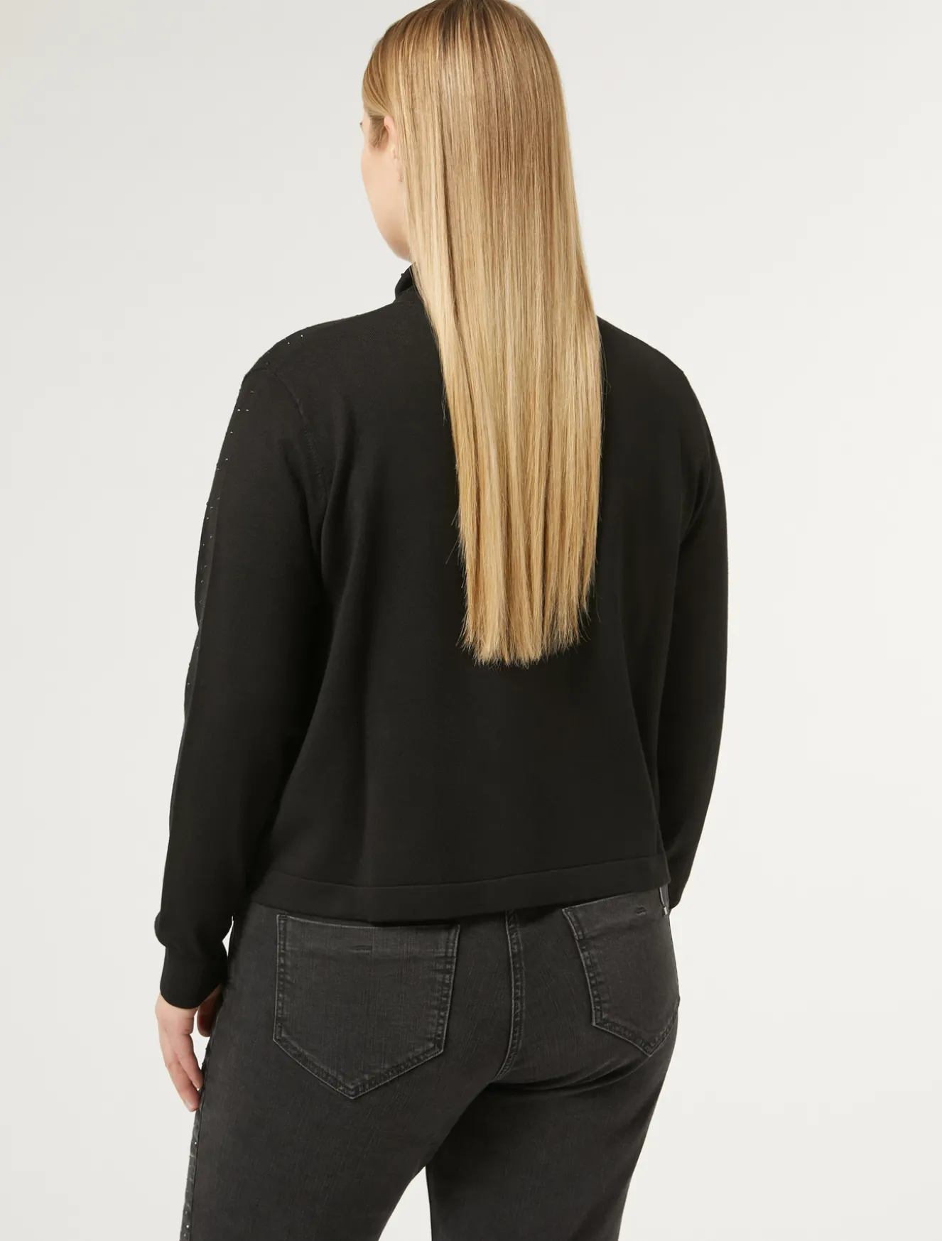 Cardigan in viscosa stretch