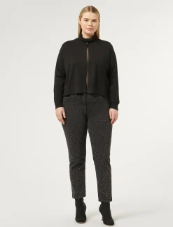 Cardigan in viscosa stretch