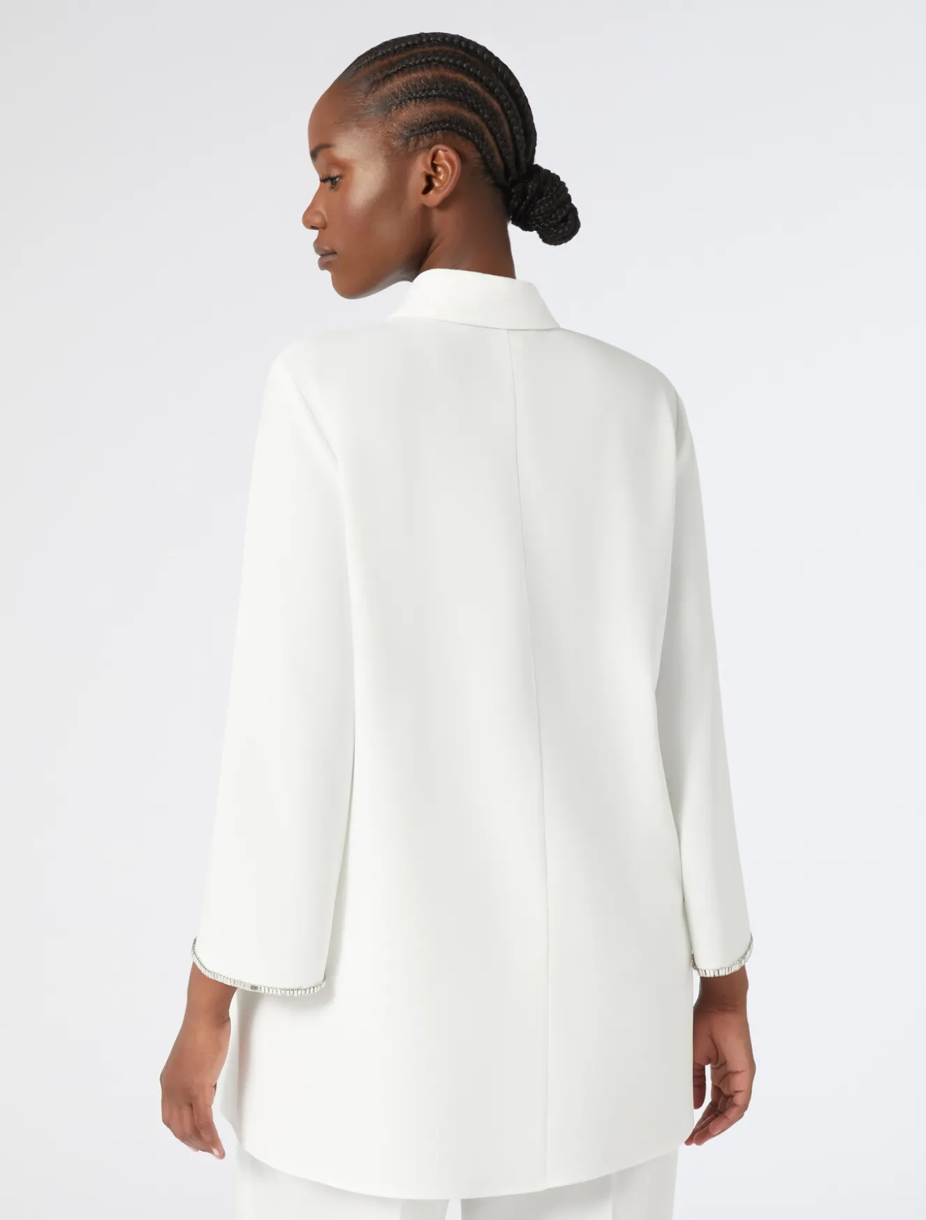 Casacca in cady con strass